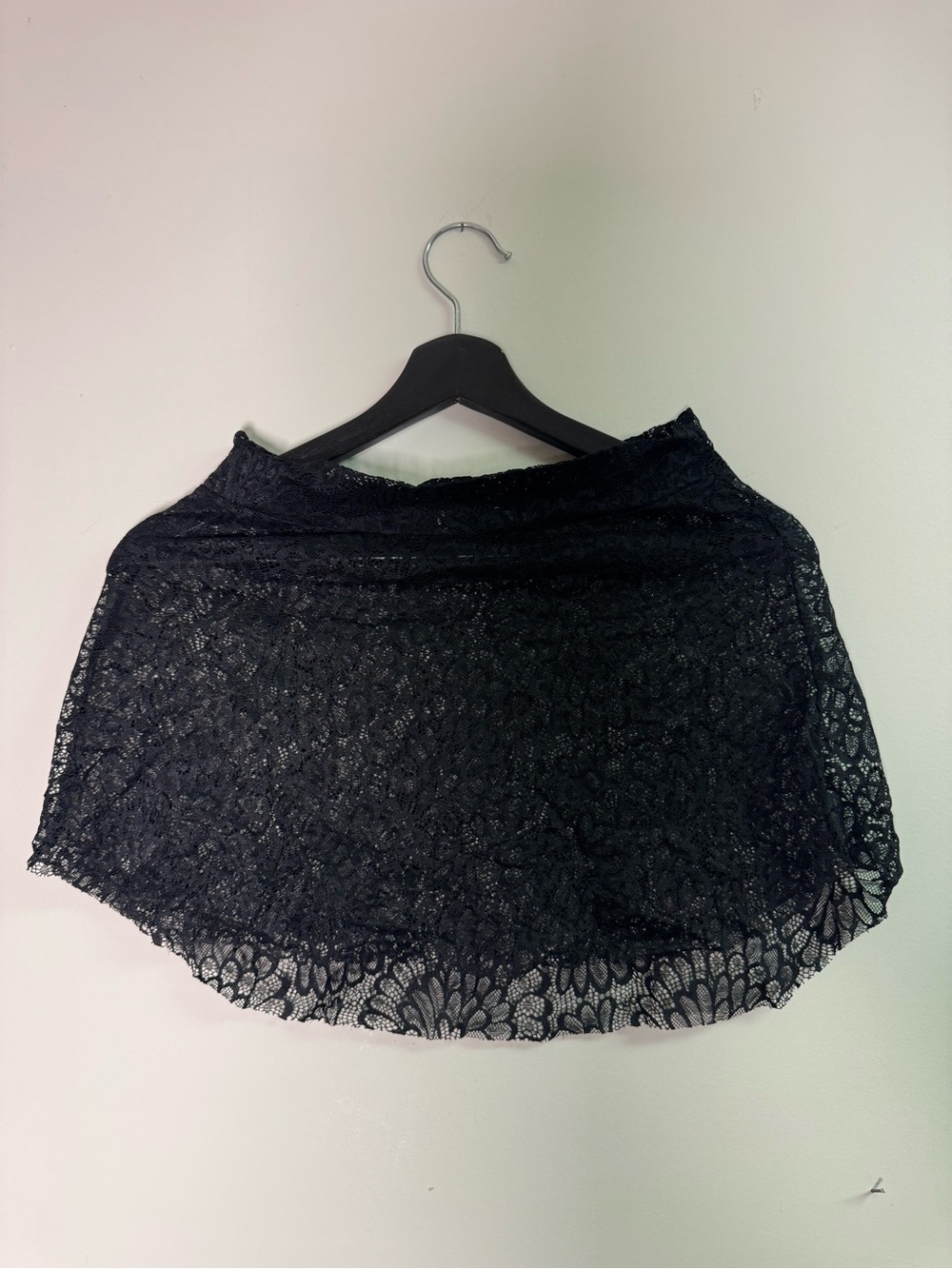 Elevé Black Lace Skirt
